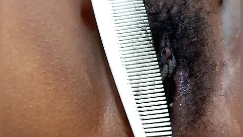 Indian woman masturbates in her bedroom on her bed