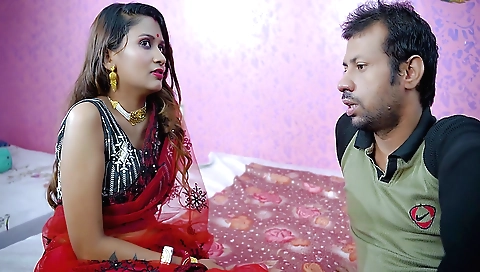 Indian pornstar wife and her friend fucked in the bedroom