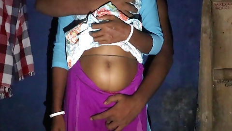 Indian brunette bhabhi 18+ gets her pussy rubbed by her old boyfriend