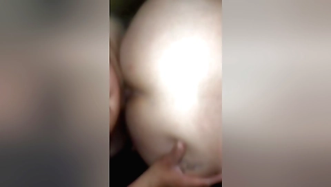 Indian teen with a big ass with a cute face is having fun