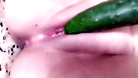 Stunning pornstar is playing with love dildo after she plays alone