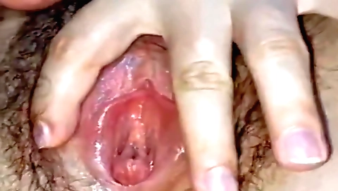 hairy blonde slut with hot pussy is a real sex star