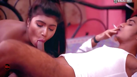 Indian brunette girl has an uncensored adult encounter