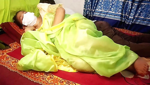 Indian teen 18+ with natural boobs fucks a stepson