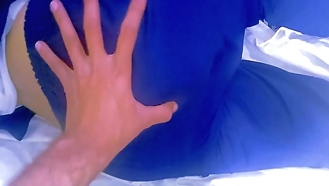 Teen with tight pussy fucked in stepbrother's room