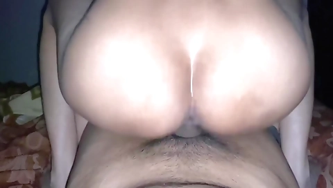 Indian woman in sexy panties is having sex with her husband