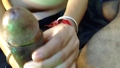 Indian babe gets her pussy licked by her stepfather