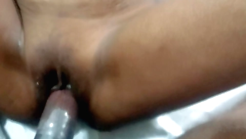 Hairy girl with a nice body and a cute face has a beautiful face