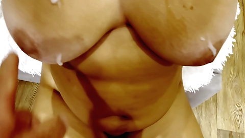 Big ass MILF is getting fucked on her big boobed ass