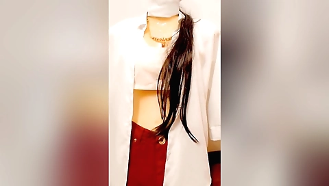 Horny brunette fucks busty step mom after fucking her