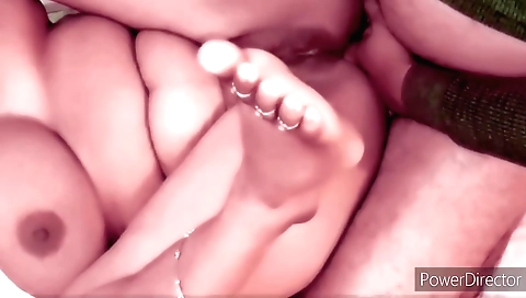 Indian babe gets pounded and her boobs railed hard