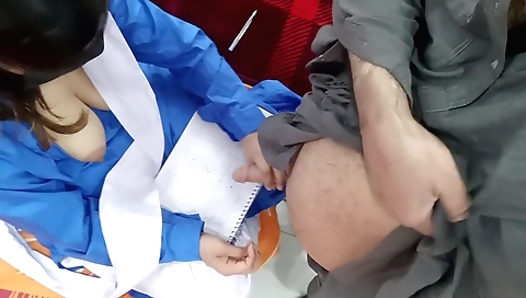 Indian beauty gets fucked in her stepfather's bedroom