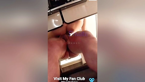 A hot dude fucking his girlfriend so deep that his cock is so hard