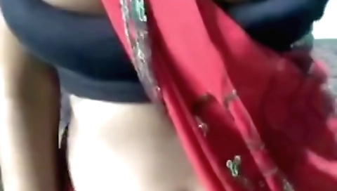 Busty indian aunty gets fucked in her shaved pussy hole