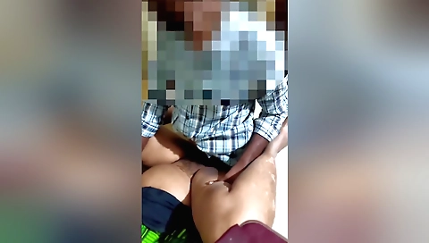 Indian hairy girl is in the kitchen and she is showing off