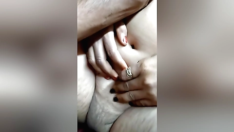 Busty brunette hairdora is having fun with her friend