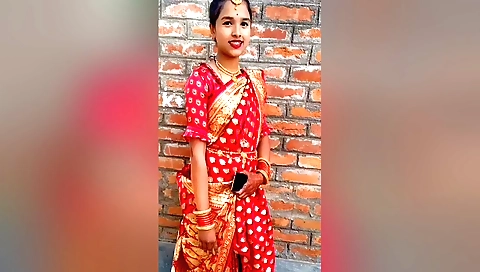 Indian hairy girl riding a huge inflatable pants for the outdoors