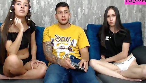 Indian stepbrother and his girlfriends 039  threesome video