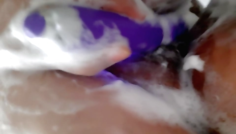 Indian hottie fucks herself with a vibrator in solo