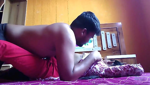 Slutty brunette in sexy clothes has her pussy nailed