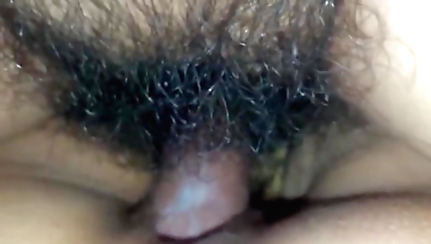 Indian girl gets her hairy pussy rubbed and fingered