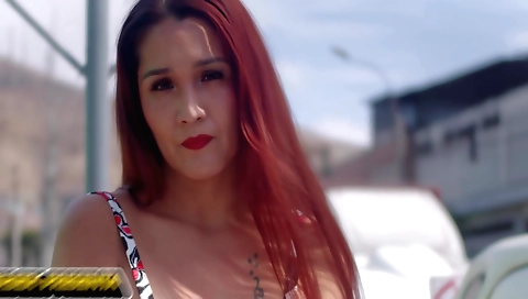 Indian milf fucks a taxi driver in peru (parody in background)