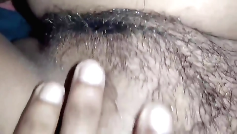 Indian slut with hairy pussy and shaved pussy hair