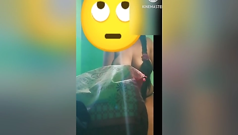 A hot amateur brunette with big tits fucked by big dick