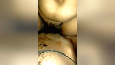 Indian hairy amateur gets her pussy filled with water