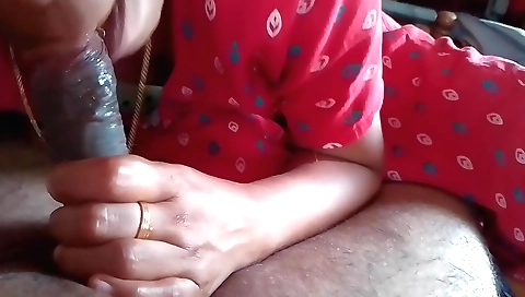 Indian girl plays with the dildo to get his cum inside her