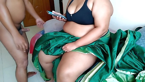 Amateur girl with big boobed ass fucked a guy on mobile