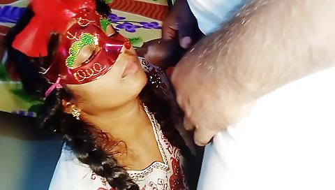 Small boobs stepdaughter gets a big cock in her pussy