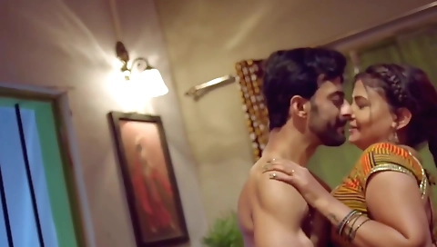 Indian bhabhi gets fucked on the sofa with a long cock