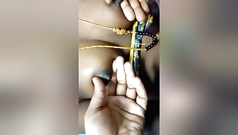 Indian chick with big boobs and ass fucked by her stepdad