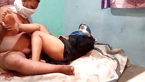 Indian with braided hair gets fucked in the kitchen