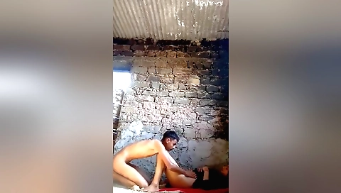 Indian brunette gets fucked in the bed in amateur vid