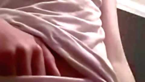 Amaturous brunette gets a big dildo shoved in her anus