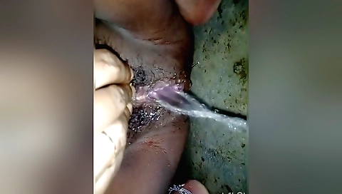 Indian beauty gets penetrated solo in her hairy pussy