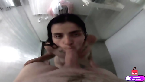 Webcam video of my cute brunette getting fucked in pool