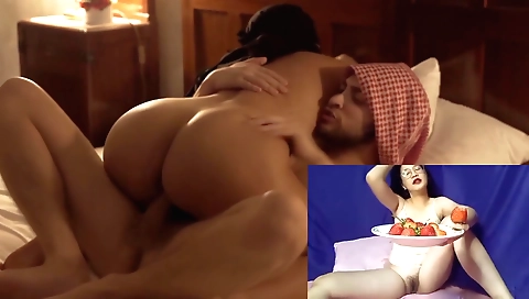 Amateur webcam show shows her big ass and a juicy pussy